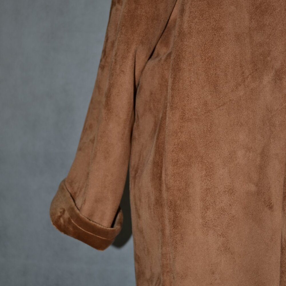 Outdooor Elements Rust Four Button Suede Coat ? (… - image 3